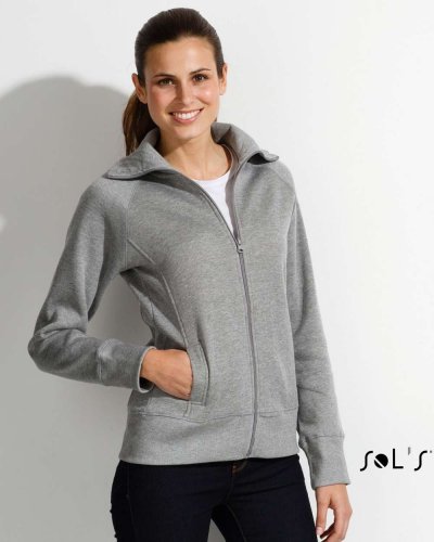 Felpa donna con zip Soda