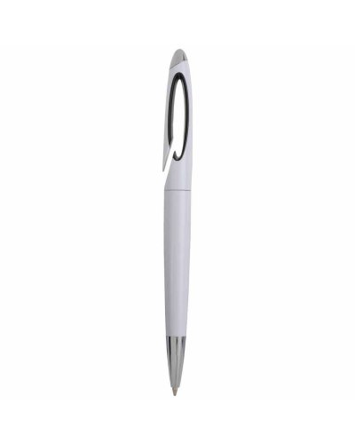Penna a scatto in plastica Nero