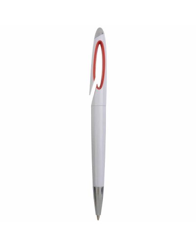 Penna a scatto in plastica Rosso