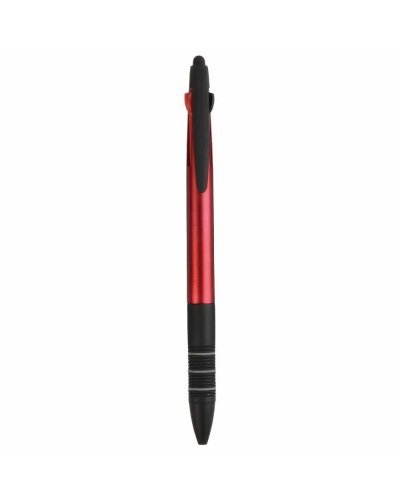Penna touch screen 3 colori Rosso