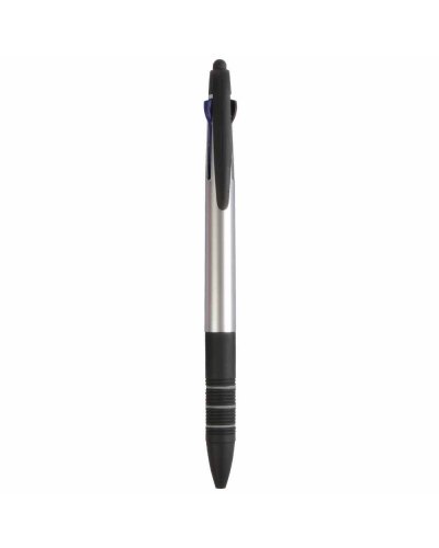 Penna touch screen 3 colori Argento