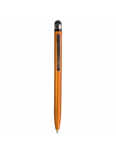 Penna con gommino per touch screen Arancione
