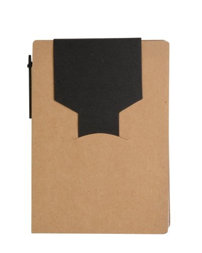 Block notes A6 ecologico in carta con penna