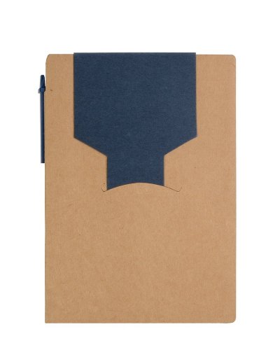 Block notes A6 ecologico in carta con penna