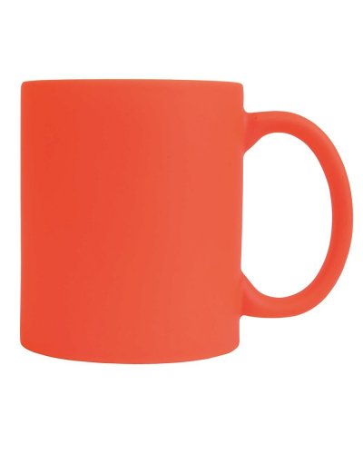 Tazza fluo in ceramica