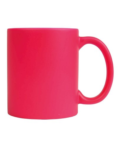 Tazza fluo in ceramica