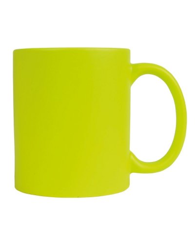 Tazza fluo in ceramica
