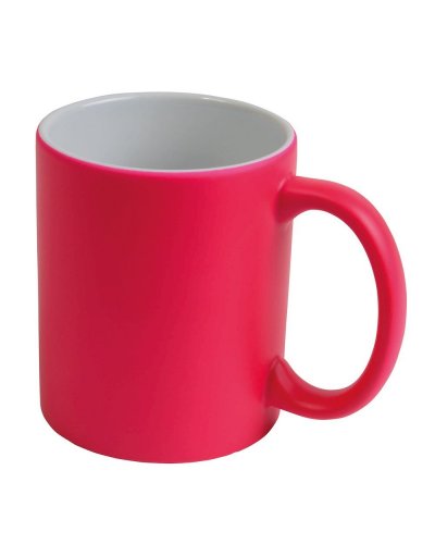 Tazza fluo in ceramica