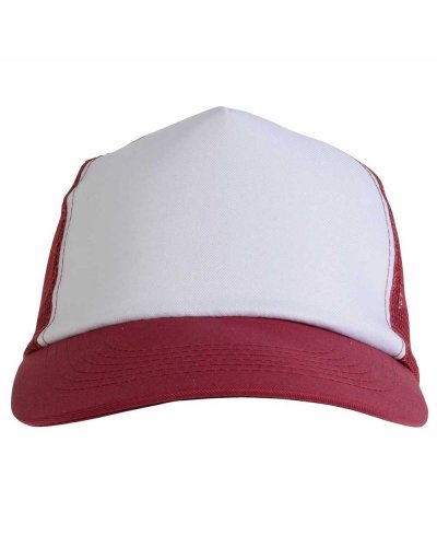 Cappellino con calotta a rete