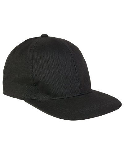 Cappellino baseball in cotone pesante Nero