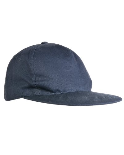 Cappellino in poliestere con 5 pannelli Blu scuro