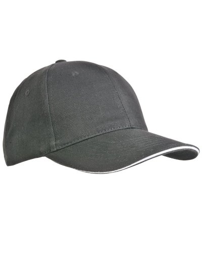 Cappellino in cotone pesante Grigio