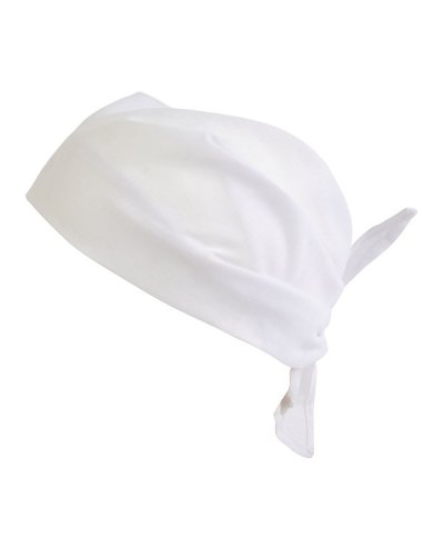 Bandana in cotone e poliestere Bianco