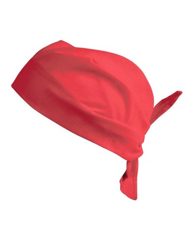 Bandana in cotone e poliestere Rosso