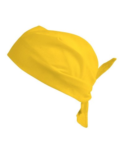 Bandana in cotone e poliestere Giallo