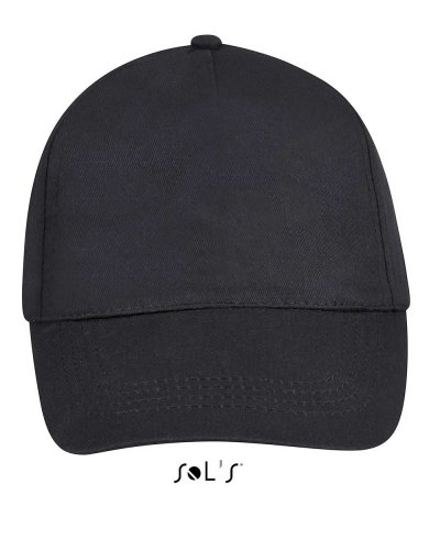 Cappellino Buzz 5 pannelli Nero
