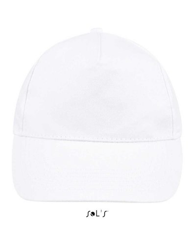 Cappellino Sunny 5 pannelli Bianco