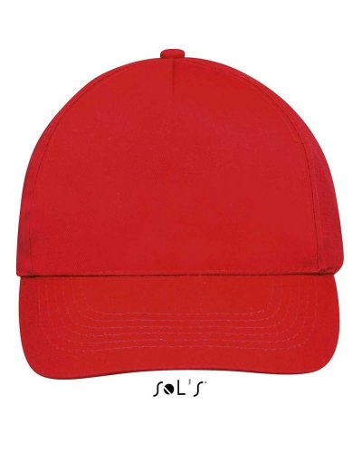 Cappellino Sunny 5 pannelli Rosso