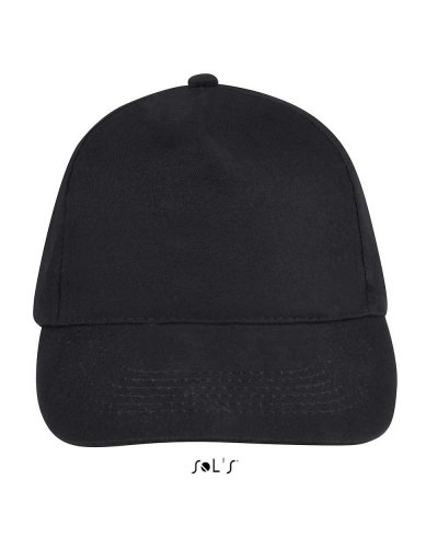 Cappellino Sunny 5 pannelli Nero