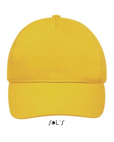 Cappellino Sunny 5 pannelli Giallo Oro