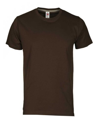 T-shirt Sunset Marrone