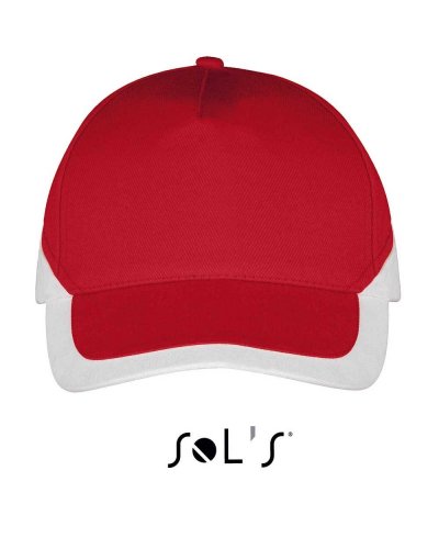 Cappellino Booster pannelli Rosso / Bianco