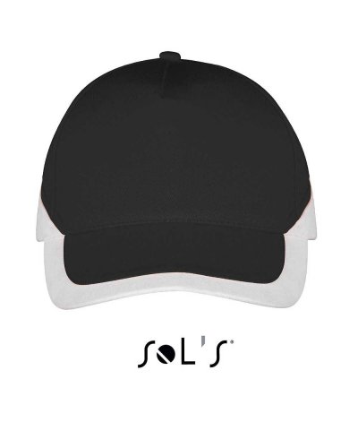 Cappellino Booster pannelli Nero / Bianco