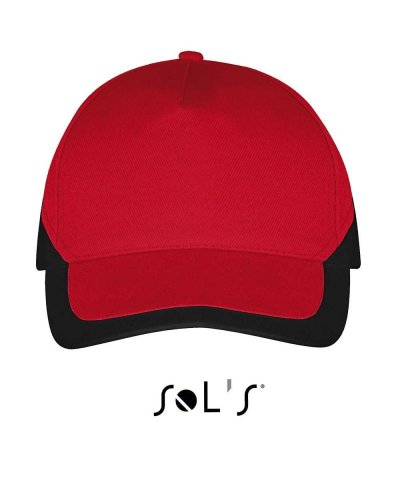 Cappellino Booster pannelli Rosso / Nero