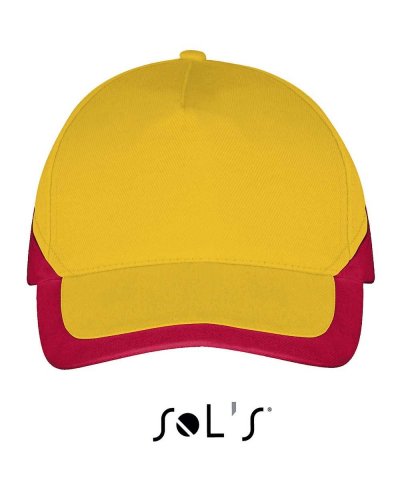 Cappellino Booster pannelli Giallo Oro / Arancio