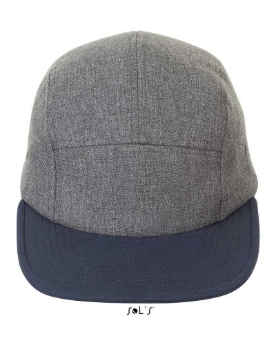 Cappellino Ramsey Antracite Melange / Blu Oltremare