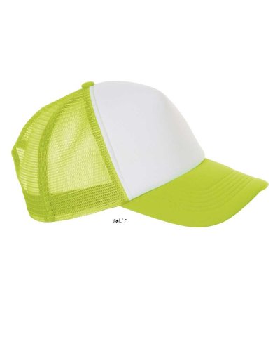 Cappellino Bubble Bianco / Verde Fluo