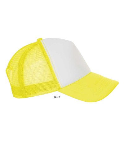 Cappellino Bubble Bianco / Giallo Fluo