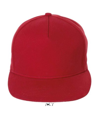 Cappellino Sonic 5 pannelli Rosso