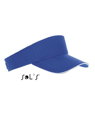Visiera unisex Ace Blu Royal / Bianco