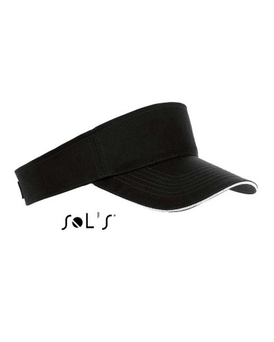 Visiera unisex Ace Nero / Bianco