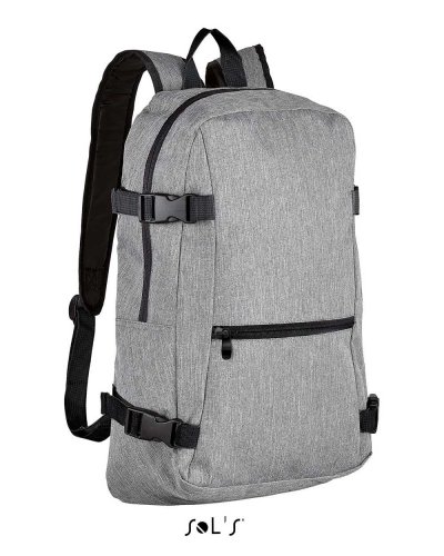 Zaino Wall Street Grigio Medio Melange