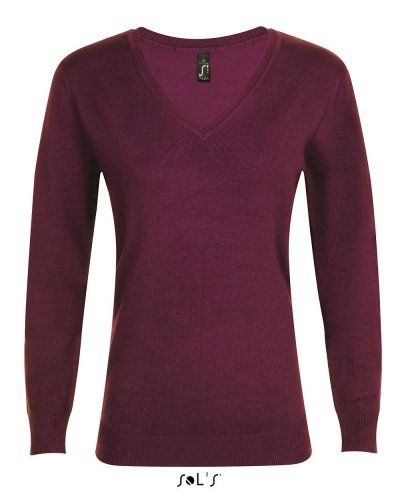 Pullover Glory women Rosso Borgogna