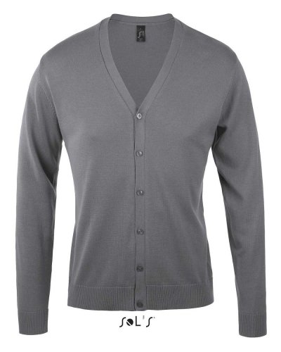 Cardigan Golden men Gris Moyen