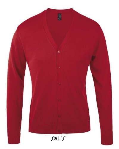 Cardigan Golden men Rosso