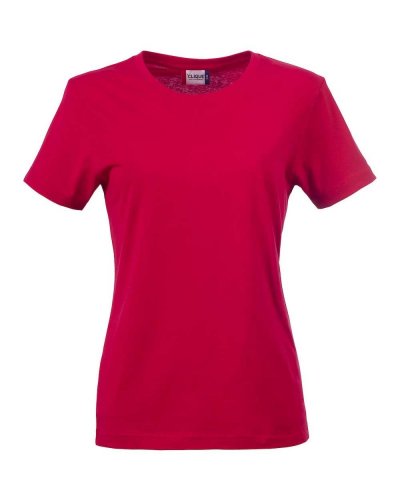 T-shirt Basic-T Ladies Rosso