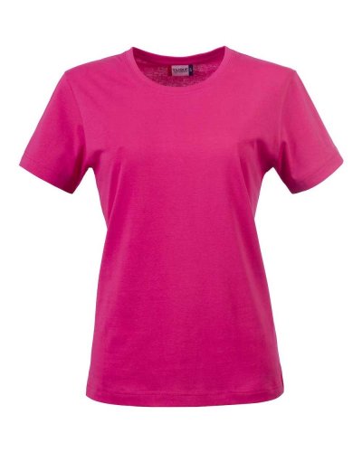 T-shirt Basic-T Ladies Lampone