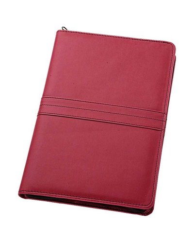 Agenda giornaliera borsello in materiale termovirante Rosso