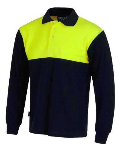 Polo manica lunga in cotone