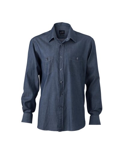 Men's Denim Shirt dark-denim