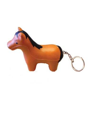 Portachiavi antistress Cavallo Marrone Chiaro