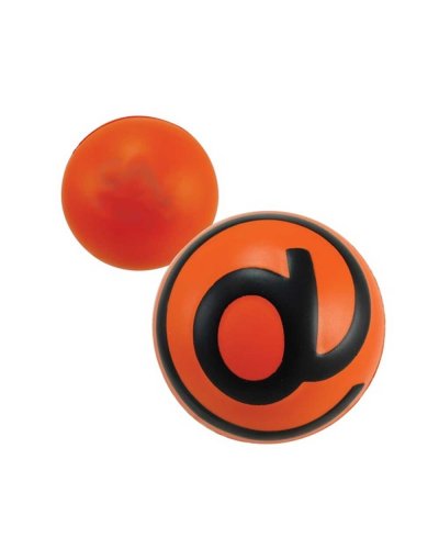 Antistress  Pallina con Chiocciola e-mail Arancione