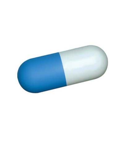 Antistress Capsula Bianco / Blu