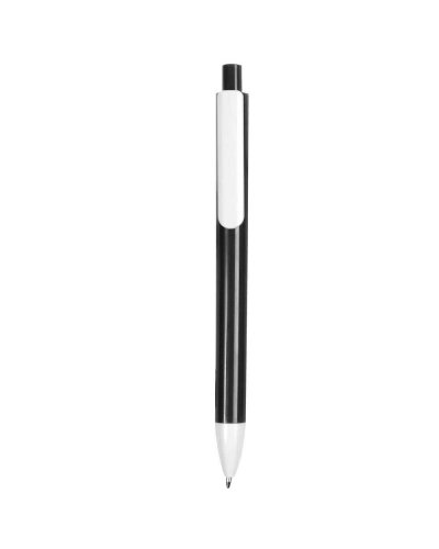 Penna a sfera con clip in contrasto Nero