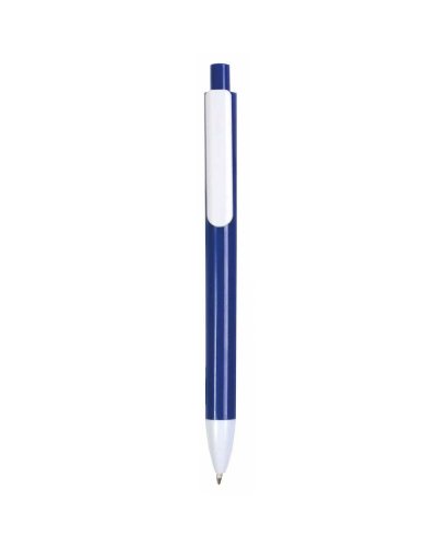 Penna a sfera con clip in contrasto Blu scuro