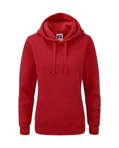 Felpa Authentic da donna con cappuccio Classic Red